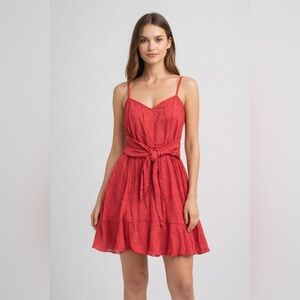 Express red dress